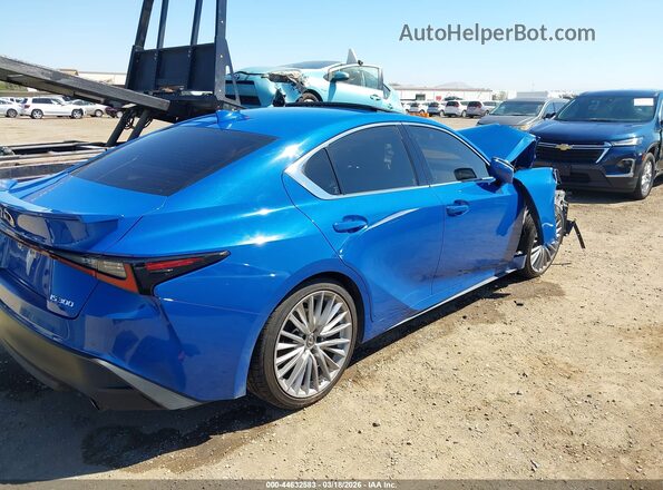 JTHDA1D24N5120036 2022 LEXUS IS 300 Blue Հետևի աջ