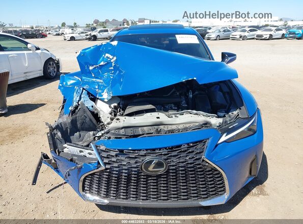JTHDA1D24N5120036 2022 LEXUS IS 300 Blue Սարքավորումների վահանակի տեսք