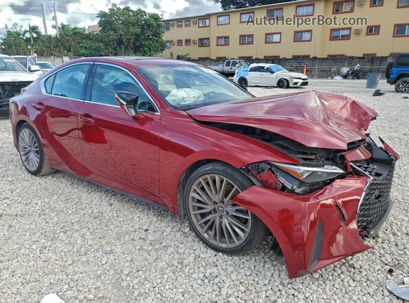 JTHDA1D26R5130489 2024 LEXUS IS Red Delantero derecho