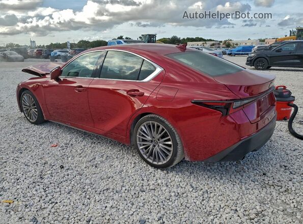JTHDA1D26R5130489 2024 LEXUS IS Red Trasero izquierdo