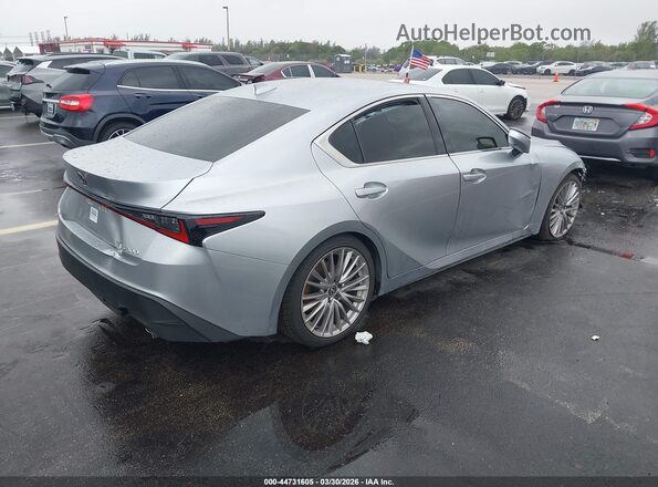 JTHDA1D27P5126741 2023 LEXUS IS 300 Silver Задня права чверть