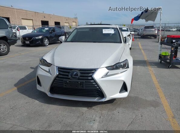 JTHDA1D2XL5107434 2020 LEXUS IS 300 White წინა პანელის ხედი