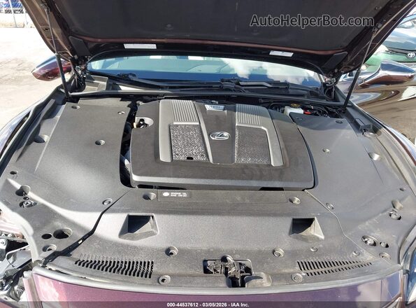JTHG5LGF7L5007562 2020 LEXUS LS 500 Maroon Հետևի տեսք