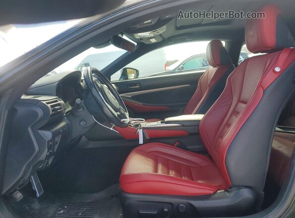 JTHG85EC7L5005628 2020 LEXUS RC Black Widok wnętrza z przodu