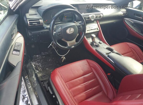 JTHG85EC7L5005628 2020 LEXUS RC Black Widok deski rozdzielczej