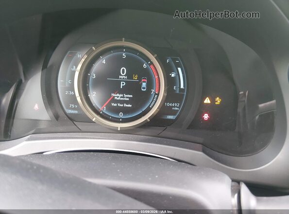 JTHGA1D25L5102946 2020 LEXUS IS 300 White Հետևի նստատեղերի տեսք