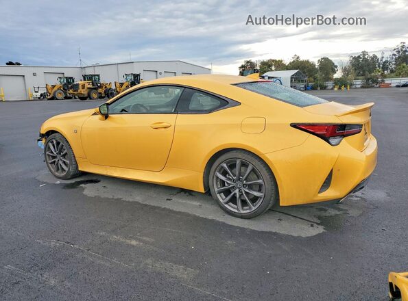 JTHGA5BC9N5012124 2022 LEXUS RC Желтый Задняя левая четверть