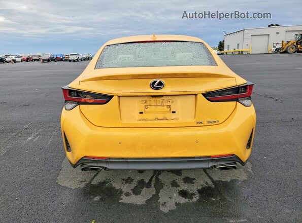 JTHGA5BC9N5012124 2022 LEXUS RC Желтый Вид сзади