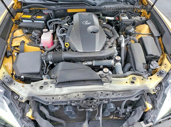 JTHGA5BC9N5012124 2022 LEXUS RC Желтый Вид задней части салона