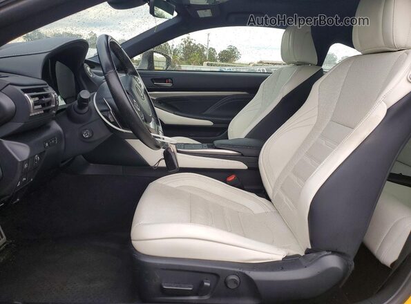 JTHGA5BC9N5012124 2022 LEXUS RC Желтый Вид салона спереди
