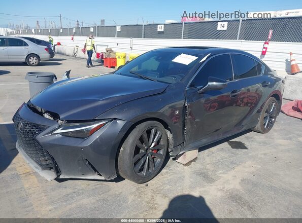 JTHGZ1B21P5062625 2023 LEXUS IS 350 Gray Przód lewy