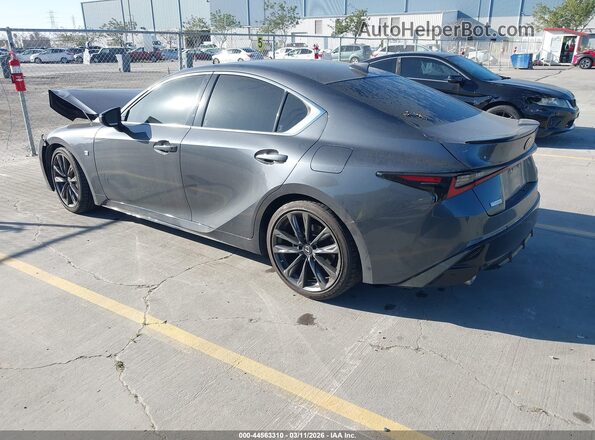JTHGZ1B22M5040886 2021 LEXUS IS 350 Silver Հետևի ձախ