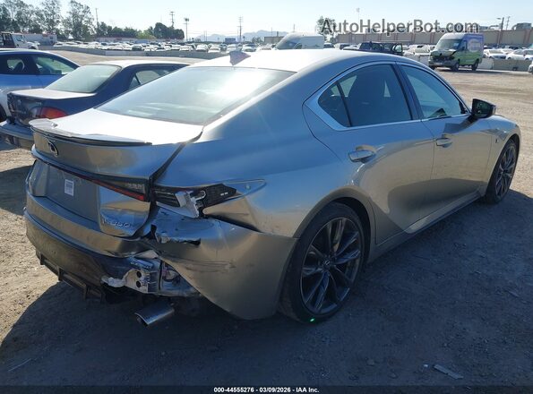 JTHGZ1B24M5044597 2021 LEXUS IS 350 Silver Trasero derecho