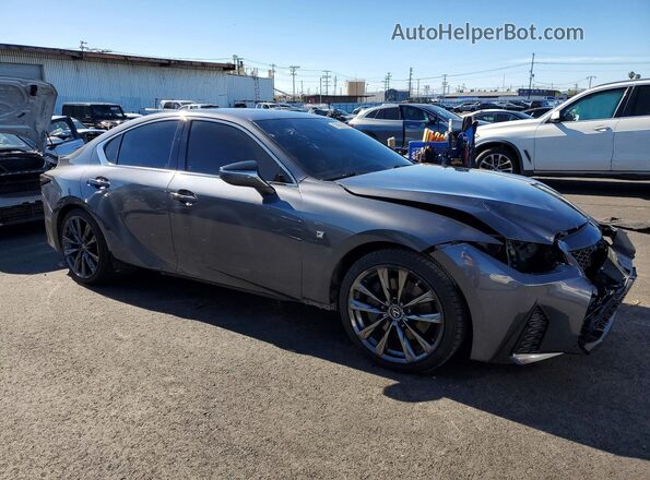 JTHGZ1B24N5054032 2022 LEXUS IS Gray Առջևի աջ