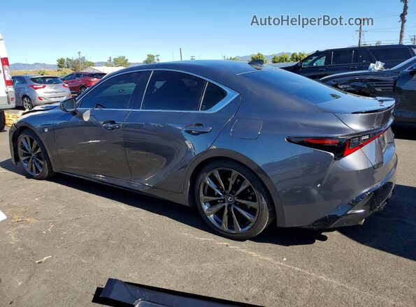 JTHGZ1B24N5054032 2022 LEXUS IS Gray Հետևի ձախ