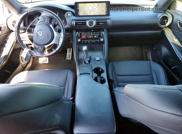 JTHGZ1B24N5054032 2022 LEXUS IS Gray Առջևի վահանակի տեսք