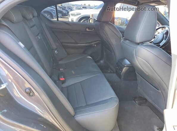 JTHGZ1B24N5054032 2022 LEXUS IS Gray Հետևի նստատեղերի տեսք