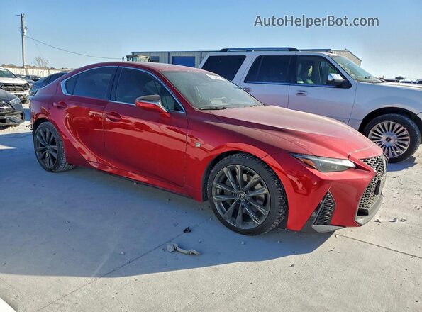 JTHGZ1B24R5077249 2024 LEXUS IS Красный Передняя правая четверть