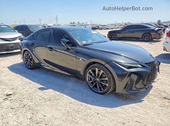 JTHGZ1B24R5077381 2024 LEXUS IS Black Front right