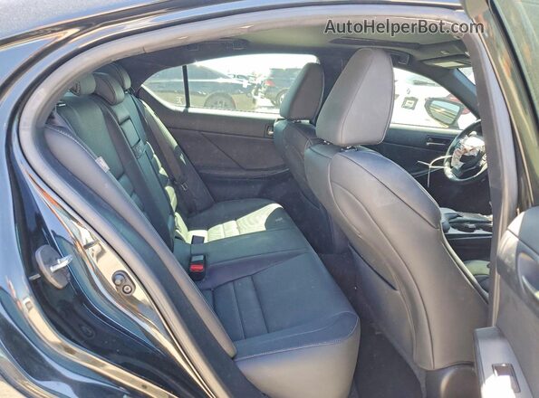 JTHGZ1B24R5077381 2024 LEXUS IS Black Rear seats view