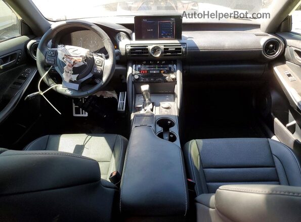 JTHGZ1B24R5077381 2024 LEXUS IS Black Dashboard view