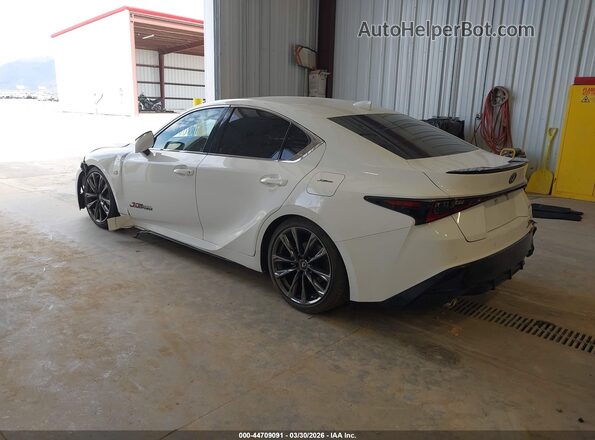 JTHGZ1B25N5052340 2022 LEXUS IS 350 Белый Задняя левая четверть