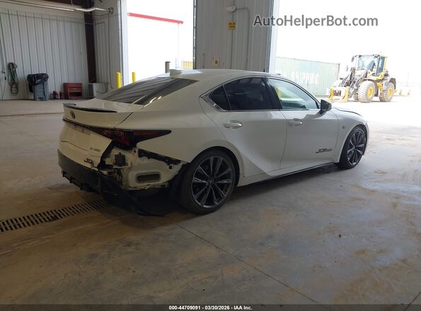 JTHGZ1B25N5052340 2022 LEXUS IS 350 Белый Задняя правая четверть