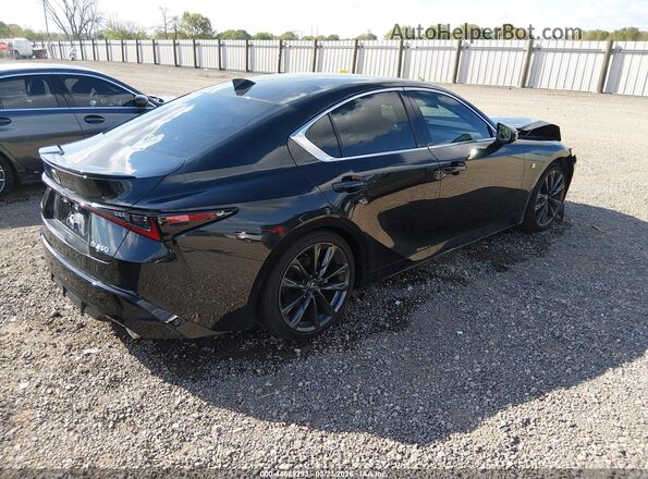 JTHGZ1B26R5075082 2024 LEXUS IS 350 Black Trasero derecho