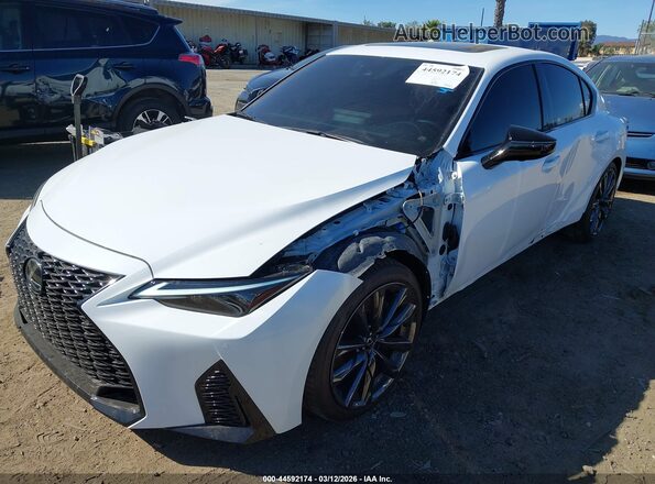 JTHGZ1B26S5092552 2025 LEXUS IS 350 White Vista tres cuartos delantera izquierda