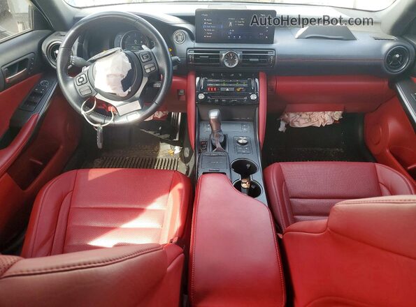 JTHGZ1B27P5062080 2023 LEXUS IS White წინა პანელის ხედი