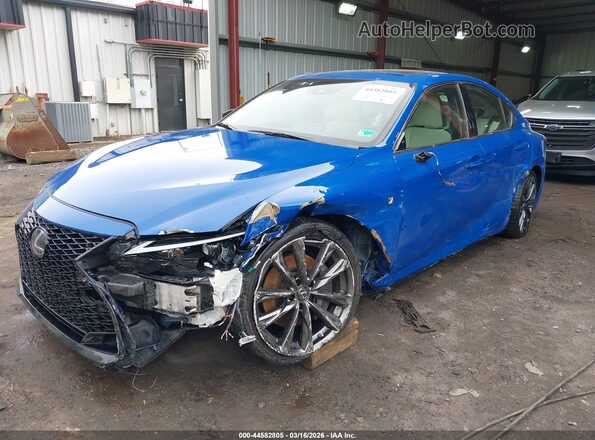 JTHGZ1B29N5049716 2022 LEXUS IS 350 Blue Դիմացի տեսք