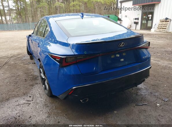 JTHGZ1B29N5049716 2022 LEXUS IS 350 Blue Հետևի ձախ