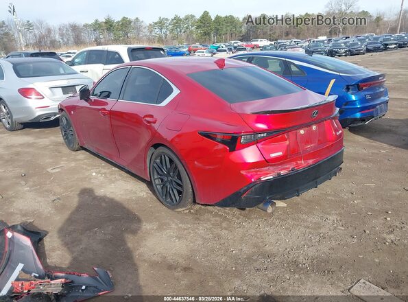 JTHGZ1B2XM5041283 2021 LEXUS IS 350 Maroon Հետևի ձախ