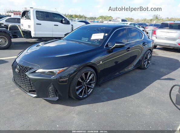 JTHGZ1B2XR5077210 2024 LEXUS IS 350 Black Przód lewy