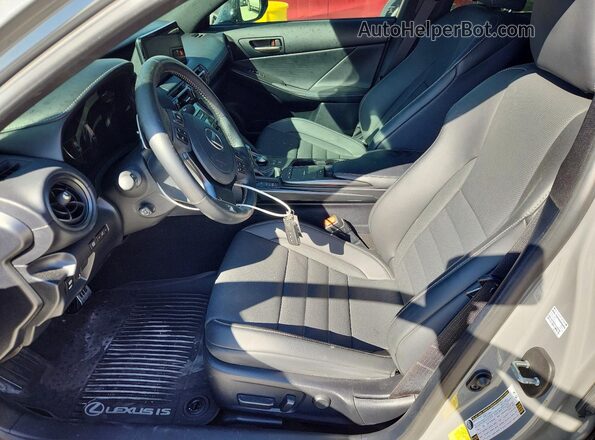 JTHGZ1B2XR5077384 2024 LEXUS IS Gray Widok wnętrza z przodu
