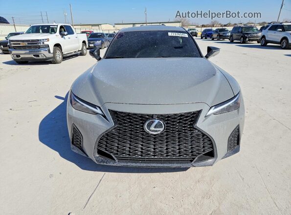 JTHGZ1B2XR5077384 2024 LEXUS IS Gray Widok z przodu
