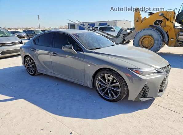 JTHGZ1B2XR5077384 2024 LEXUS IS Gray Przód prawy