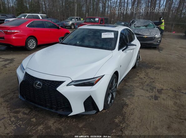 JTHGZ1E21R5034256 2024 LEXUS IS 350 White Vista tres cuartos delantera izquierda