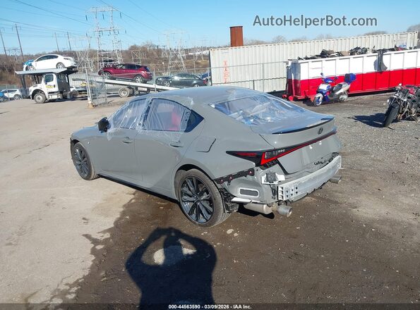 JTHGZ1E23S5042283 2025 LEXUS IS 350 Gray უკანა მარცხენა