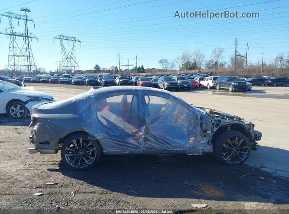 JTHGZ1E23S5042283 2025 LEXUS IS 350 Gray უკანა სალონის ხედი