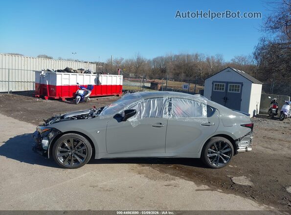 JTHGZ1E23S5042283 2025 LEXUS IS 350 Gray სალონის 360-გრადუსიანი ხედი
