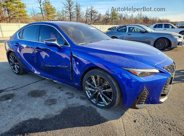 JTHGZ1E25R5033899 2024 LEXUS IS Blue Передня права чверть