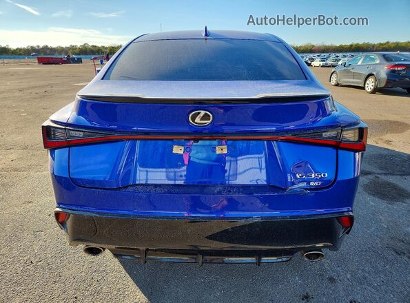JTHGZ1E25R5033899 2024 LEXUS IS Blue Вид ззаду