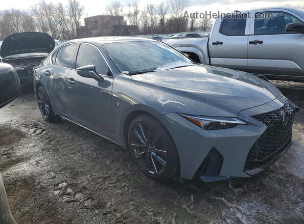 JTHGZ1E26R5036939 2024 LEXUS IS Серый Передняя правая четверть