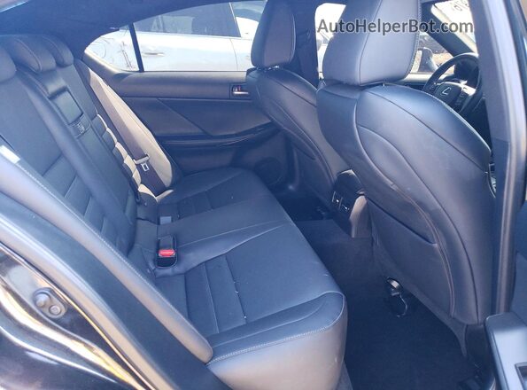 JTHGZ1E26S5039460 2025 LEXUS IS Black Widok wnętrza z przodu