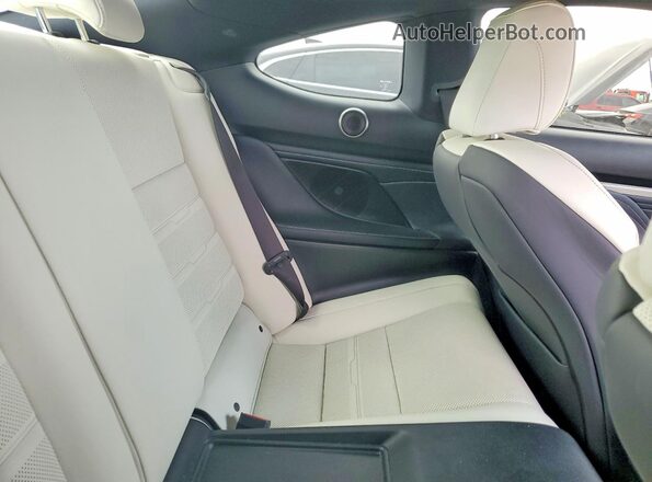 JTHGZ5BC2M5023974 2021 LEXUS RC White უკანა სავარძლების ხედი