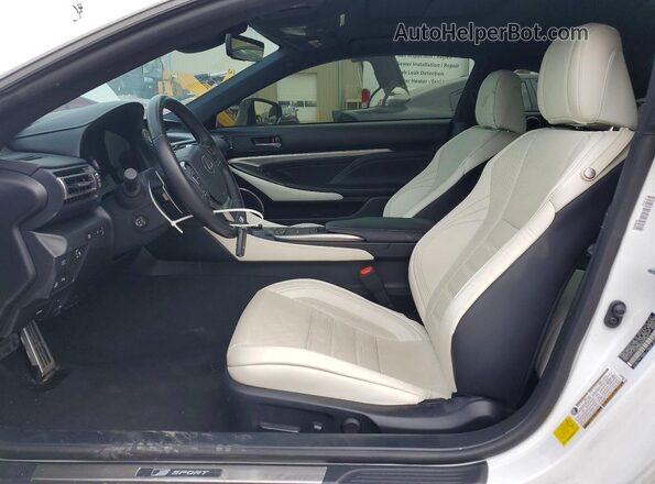 JTHGZ5BC2M5023974 2021 LEXUS RC White წინა სალონის ხედი