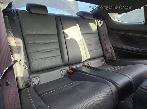 JTHHA5BC1G5003456 2016 LEXUS RC Black უკანა სავარძლების ხედი