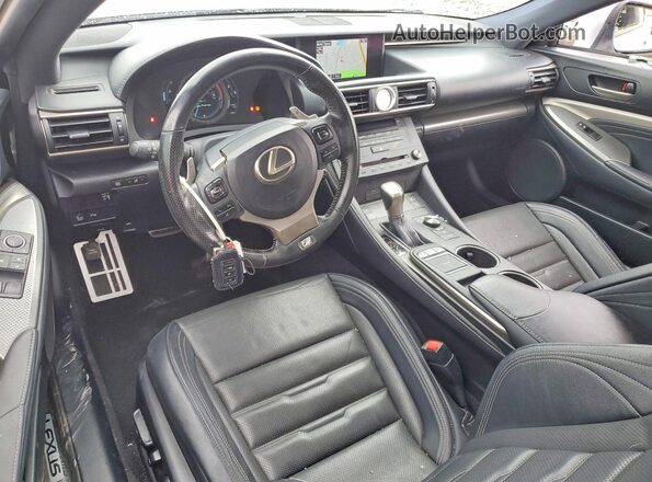 JTHHA5BC1G5004705 2016 LEXUS RC Silver Առջևի վահանակի տեսք