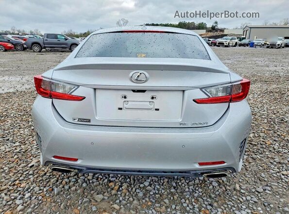 JTHHA5BC1G5004705 2016 LEXUS RC Silver Հետևի տեսք